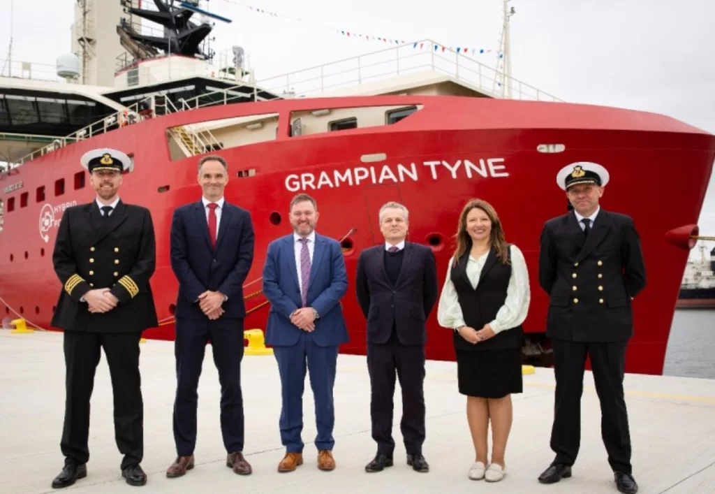 Grampian Tyne's first offshore wind vessel crew has been hired by North Star