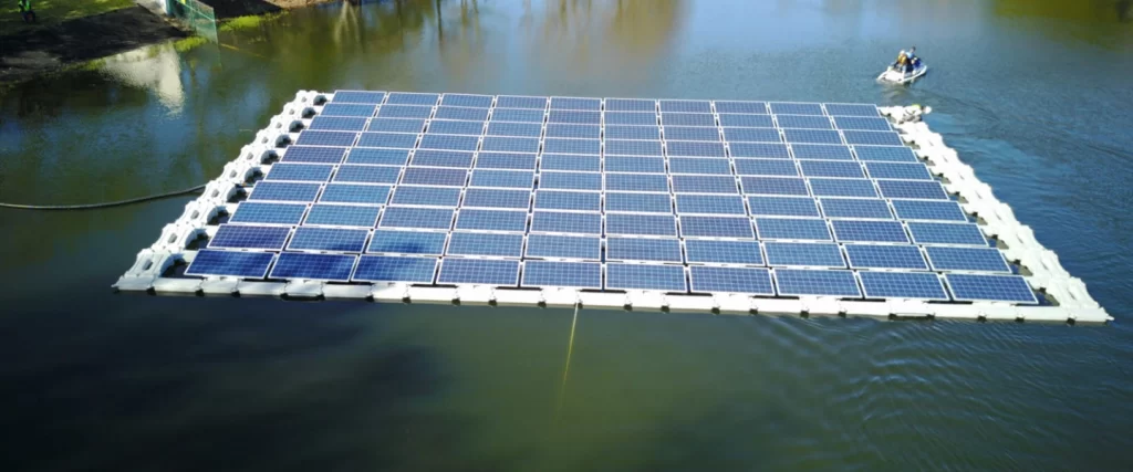 The largest floating solar array in North America