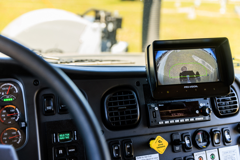 In-Cab Camera Manhole Placement System