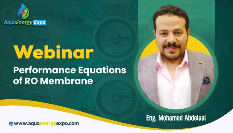 Performance Equations of RO Membrane