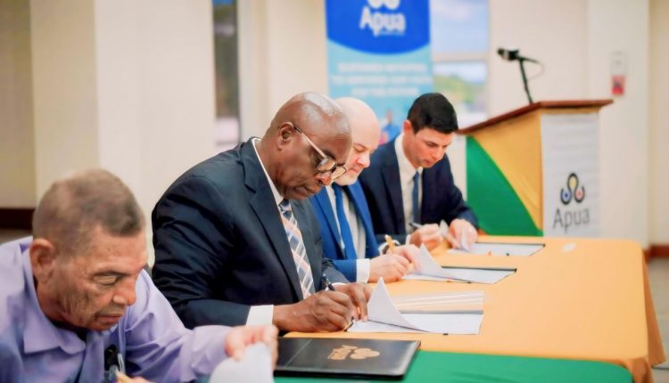 APUA signs agreement with Seven Seas Water Group to expand water production.