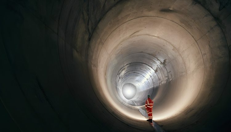 Gates open on Thames Tideway Tunnel super sewer.