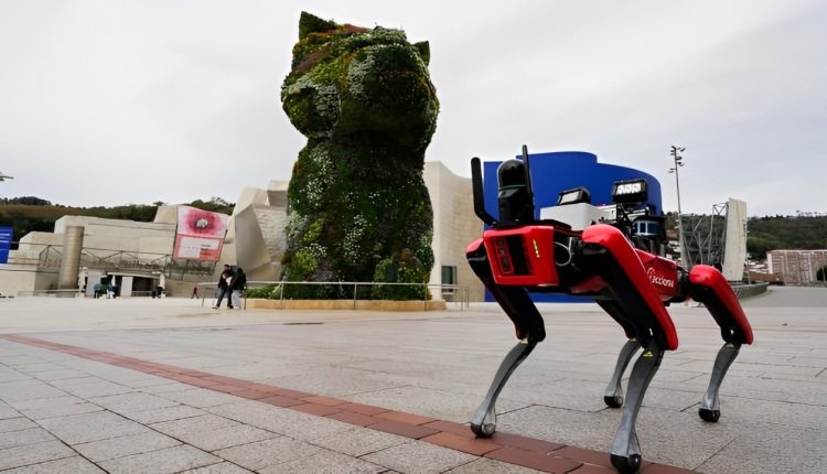 ACCIONA uses robot dogs and drones to check Bilbao sewerage network.