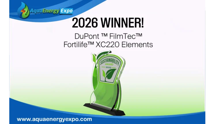 DuPont™ FilmTec™ Fortilife™ XC220 Element Named a Sustainability Product of the Year for Advancing Industrial Water Circularity